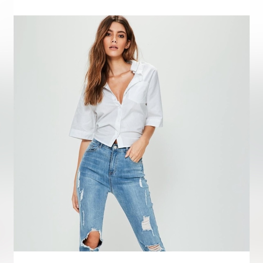 White tie top